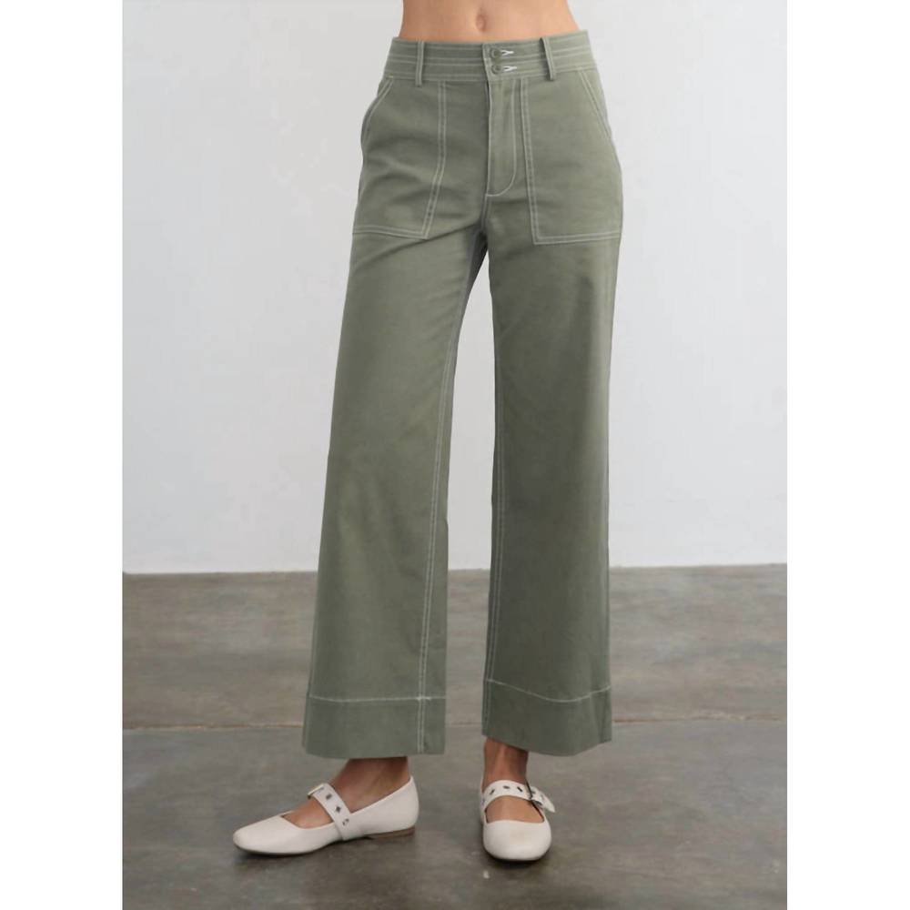 NEW MARGARET O'LEARY parker pant in weed
